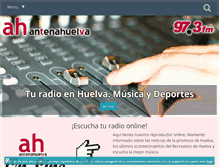 Tablet Screenshot of antenahuelva.com